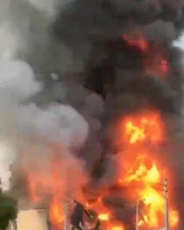 救援現(xiàn)場。